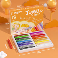 Jumbo Crayon box 25cm*25m, crayon long 90mm