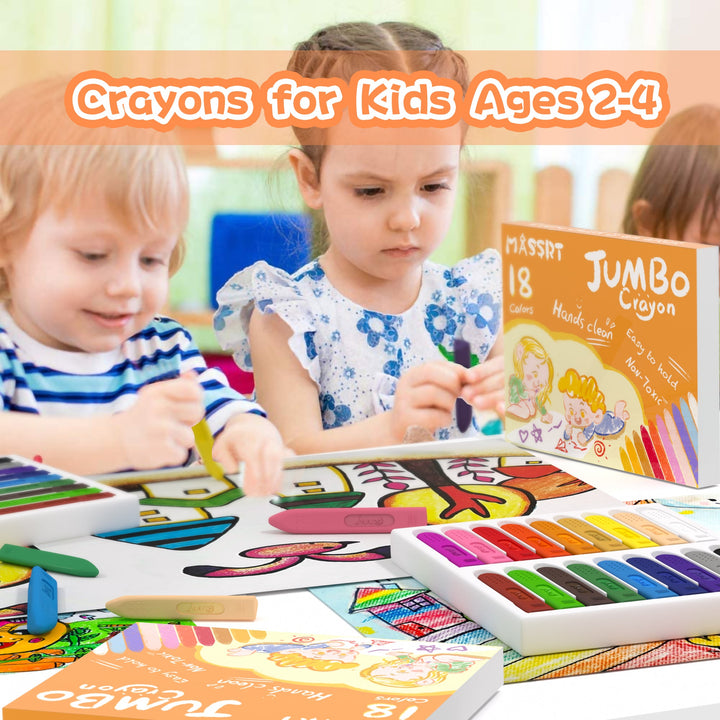 Jumbo Crayon for kids ages 2-4