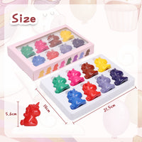 Unicorn Crayon box size 5.6cm*14cm*21.5cm